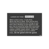 Lesson of Time Karma Quote Poster | Powerful Life & Time Wall Art on Karma and Humanity | Motivational Poster for Office, Home, or Classroom Decor