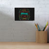 The Time You Enjoy Wasting Is Not Wasted | Colorful Quote Wall Poster | Positive Vibes Wall Art for Home, Hostel, Office & Study Room