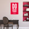 Do Something Awesome Today | Bold Red Motivational Poster | Inspiring Wall Art for Office, Study Room & Home Gym Decor