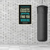Inspiration Exists | Pablo Picasso Motivational Quote Poster for Office & Study Room | Wall Art for Hustlers and Dreamers