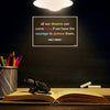 All Our Dreams Can Come True | Motivational Quote Poster | Bold Inspirational Wall Art for Home, Office & Students