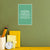 Success Is Getting Up One More Time Poster | Green Motivational Wall Art for Office, Gym & Study Room | Inspirational Quote for Never Giving Up
