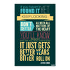 Keep Looking, Don’t Settle | Motivational Poster for Office & Startups | Inspirational Wall Art