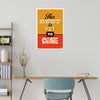 The Best Is Yet to Come | Retro Motivational Wall Poster for Home & Office Decor
