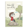 Cute Christmas Poster for Kids & Home Décor | Hopes High Eyes to the Sky Merry Christmas Wall Poster | Cartoon Holiday Poster Gift for Friends, Family, Children & Festive Décor