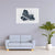 Motivational Sneaker Wall Art | A Journey of 1000 Miles Begins with Good Shoes Poster | Fitness & Travel Decor for Home, Gym & Office