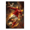 Cristiano Ronaldo Power Shot Poster | Iconic Football Legend CR7 Goat Wall Poster for Bedroom, Sports Room & Gamer Wall Décor