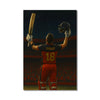 Virat Kohli Celebration Poster | Iconic RCB Moment With Raised Bat Under Stars
