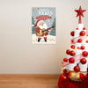 Cute Santa Singing Christmas Poster | Festive Wall Art for Holiday Decor, Kids Room, School & Party Decorations | Cheerful Xmas poster