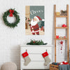Santa Cheers Christmas Poster | Festive Holiday Wall Art for Christmas Parties, Living Room, Bar & Café Decor | Cheerful Xmas poster