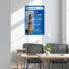 Qutub Minar Educational Poster | Historical Monument of India with Facts | Indian Heritage & Learning Wall Poster