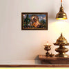 Radha Krishna Framed Poster | Divine Couple Wall Art for Love, Harmony & Positive Energy | Krishna Flute Nature Scene Spiritual Vastu Décor