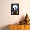 Radha Krishna Framed Poster | Moonlight Divine Couple Wall Art for Love, Harmony & Positive Energy | Krishna Flute Spiritual Vastu Décor