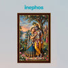 Radha Krishna Divine Love Photo Frame | Sacred Relationship Harmony & Positive Energy Wall Decor | Spiritual Vastu Artwork for Bedroom, Living Room & Temple