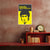 To Hell with Circumstances | Bruce Lee Motivational Wall Poster for Home Gym, Office & Workout Spaces | Yellow & Black Quote Art