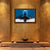 Meditative Lord Shiva Photo Frame for Home Decor | Mahadev Silhouette Wall Art with Trishul, Crescent Moon & Sacred River Reflection