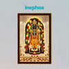 Lord Venkateswara Balaji Photo Frame for Home Decor | Tirupati Balaji Swamy Temple Wall Art with Floral Garland Design