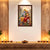 Lord Vishnu Lakshmi Photo Frame for Home Decor | Divine Lakshmi Narayan Wall Art with Lotus Throne | Premium Wooden Framed Religious Wall Decoration