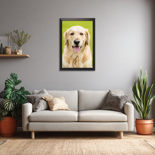 Personalized Pet Photo Frame & Custom Pet Portrait Wall Art | Turn Your Pet's Picture into a Beautiful Framed Memory | Perfect Gift for Dog & Cat Parents