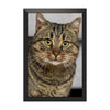 Custom Cat Photo Frame for Cats & Kittens | Personalized Cat Portrait Wall Art | Upload Your Cat's Photo & Create a Cherished Memory | Premium Framed Artwork for Pet Lovers & Home Decor