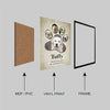 Personalized Pet Memorial Paw Print Wall Art with Frame | Custom Dog Photo Collage Tribute Plaque, Pet Remembrance Gift