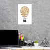 Every Day Is a New Adventure | Motivational Hot Air Balloon Wall Art for Kids & Teens | Positive Quote Poster for Study Room or Bedroom