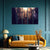 Radiant Golden Buddha Multi Frame Vinyl Wall Painting | Spiritual Glow Wall Art For Living Room, Office, Or Meditation Corner