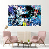 Vibrant Abstract Explosion Wall Painting for Living Room , Bedroom, Office, Hotels, Drawing Room