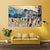 Serene Winter Scene Wall Painting for Living Room, Bedroom, Office, Hotels, Drawing Room