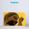 Buddha in Gold Wall Painting for Living Room, Bedroom, Office, Hotels, Drawing Room