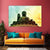 Serene Buddha Statue Wall Painting for Living Room, Bedroom, Office, Hotels, Drawing Room
