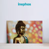 Vibrant Buddha Statue Wall Painting for Living Room, Bedroom, Office, Hotels, Drawing Room