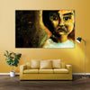 Expressive Child Portrait Wall Painting for Living Room, Bedroom, Office, Hotels, Drawing Room