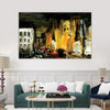Cityscape at Night - Modern Urban Wall Painting for Living Room, Bedroom, Office, Hotels, Drawing Room