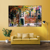 Old City Painting – Rustic Urban Scene Wall Art for Living Room, Bedroom, Office, Hotels, Drawing Room