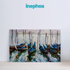 Boats at Rest Wall Painting for Living Room, Bedroom, Office, Hotels, Drawing Room