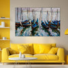 Boats at Rest Wall Painting for Living Room, Bedroom, Office, Hotels, Drawing Room