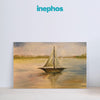 Serene Sailboat on a Calm Lake Wall Painting for Living Room, Bedroom, Office, Hotels, Drawing Room