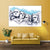 Mount Rushmore Sketch Painting – Famous Monument Wall Painting for Living Room, Bedroom, Office, Hotels, Drawing Room
