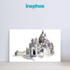 Sacré-Cœur Wall Painting for Living Room, Bedroom, Office, Hotels, Drawing Room