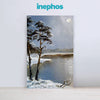 Enchanting Winter Night Wall Painting for Living Room, Bedroom, Office, Hotels, Drawing Room