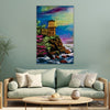 Scenic Lighthouse on Cliff Wall Painting for Living Room, Bedroom, Office, Hotels, Drawing Room