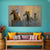 Horse Racing Wall Painting for Living Room, Bedroom, Office, Hotels, Drawing Room