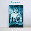 Tranquil Meditating Buddha Wall Painting for Living Room, Bedroom, Office, Hotels, Drawing Room