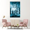 Tranquil Meditating Buddha Wall Painting for Living Room, Bedroom, Office, Hotels, Drawing Room