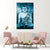 Tranquil Meditating Buddha Wall Painting for Living Room, Bedroom, Office, Hotels, Drawing Room