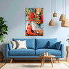 Meerabai & Krishna Ji Wall Painting for Living Room, Bedroom, Office, Hotels, Drawing Room