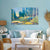 Serene Sunrise in the Forest Wall Painting for Living Room, Bedroom, Office, Hotels, Drawing Room