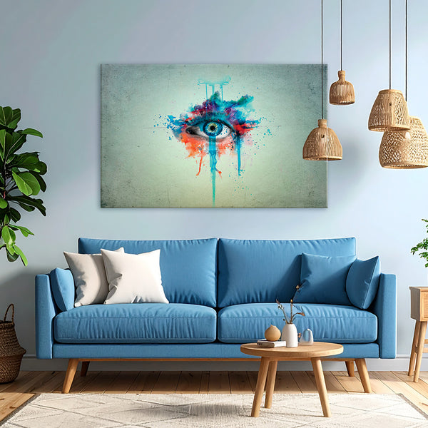 Mesmerizing Eye Abstract Art for Living Room, Bedroom, Office, Hotels, Drawing Room