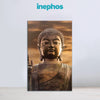 Majestic Buddha Statue Wall Painting for Living Room, Bedroom, Office, Hotels, Drawing Room